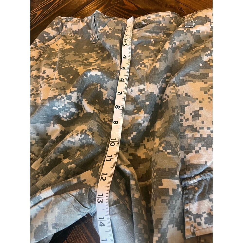 Army Digital Camo Cargo Combat Pants Men Medium X Long Outdoor Hiking Travel - Picture 6 of 9